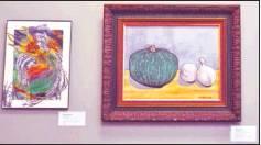 Artwork displayed at the Hays County                                