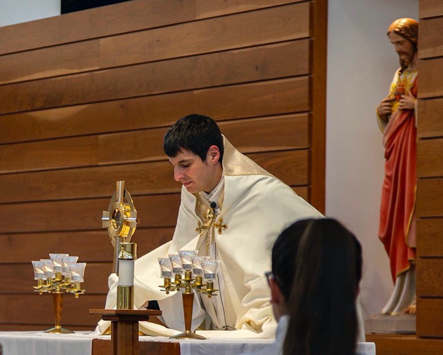 Father Charlie Garza celebrated mass as pastor for St. Martin de Porres for the last time this past weekend.